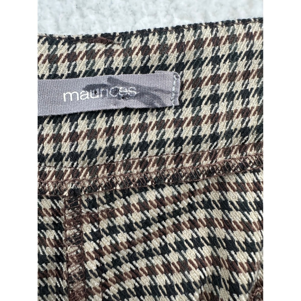 Maurices Slim Boot Mid Rise Houndstooth Pants Women's Size 16 Regular - Picture 11 of 14